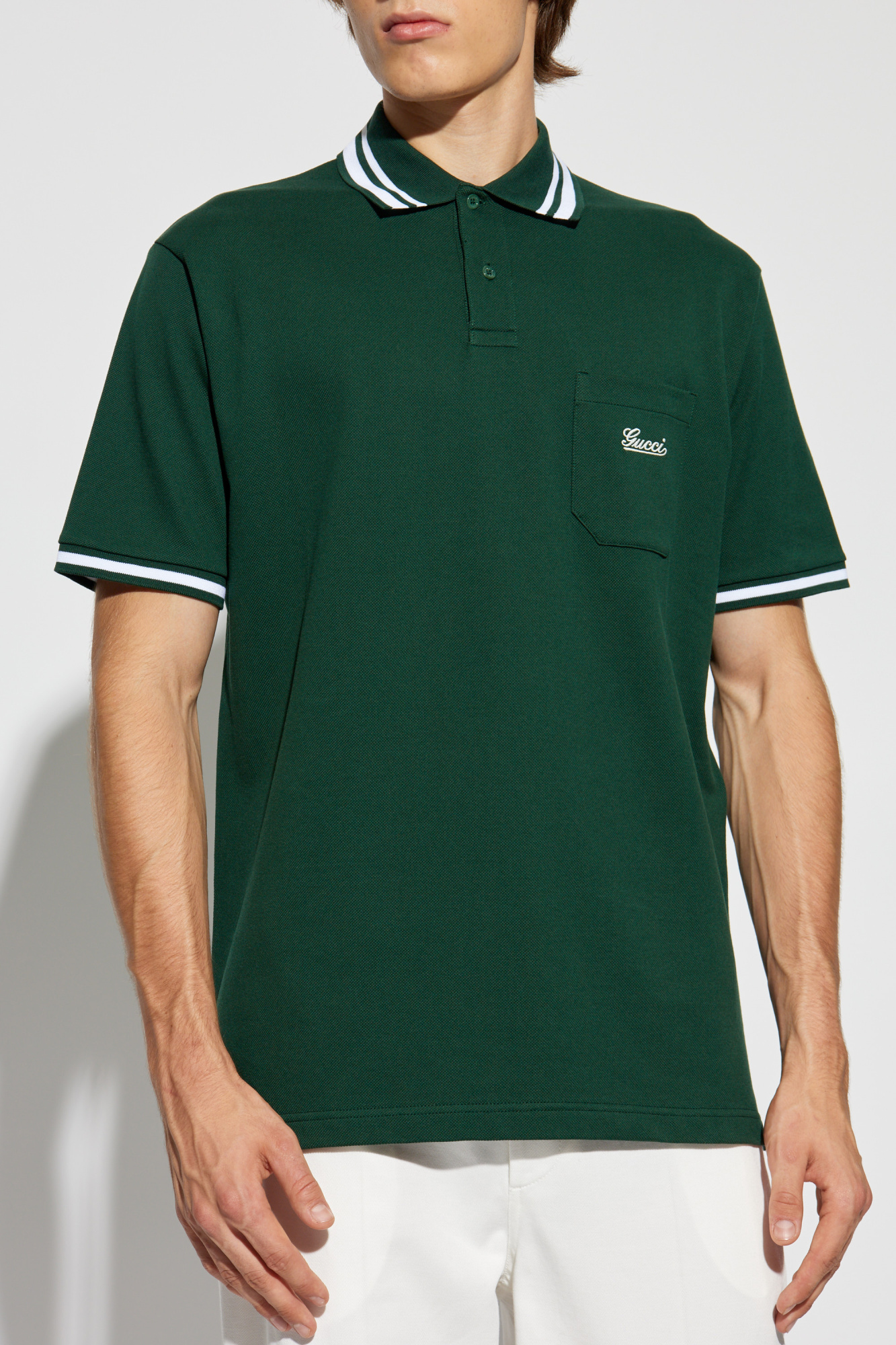 Regular Fit Polo Neck Short Sleeved T-Shirt | Men's Clothing